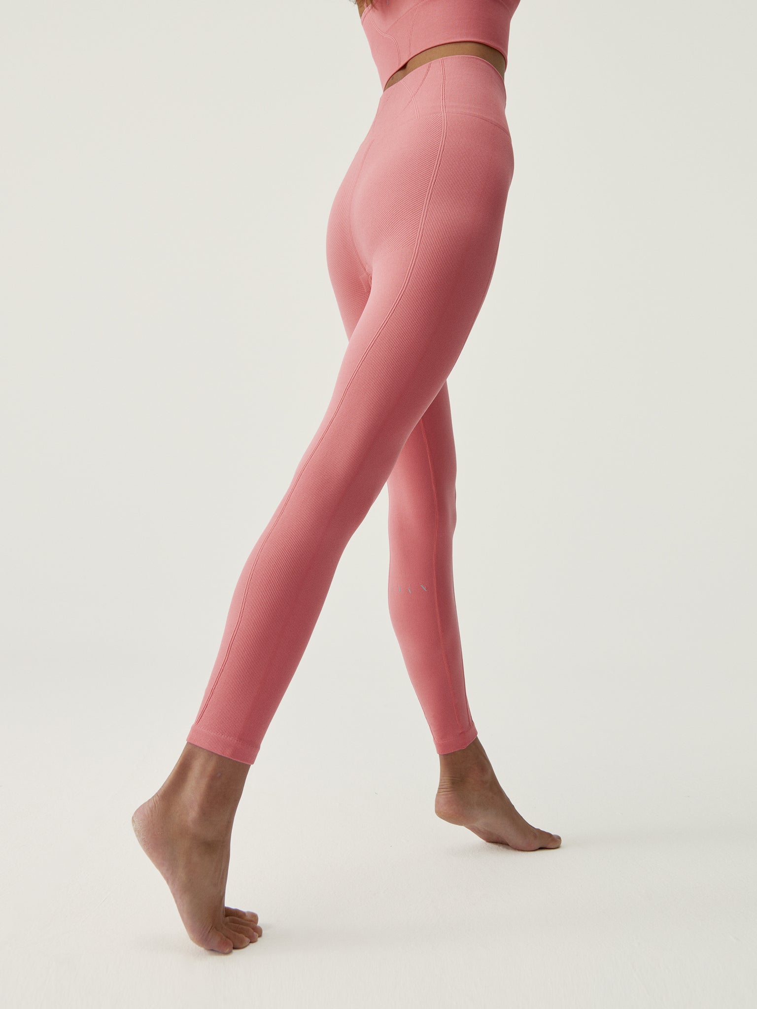 7/8 Leggings Selene in Pink Peach