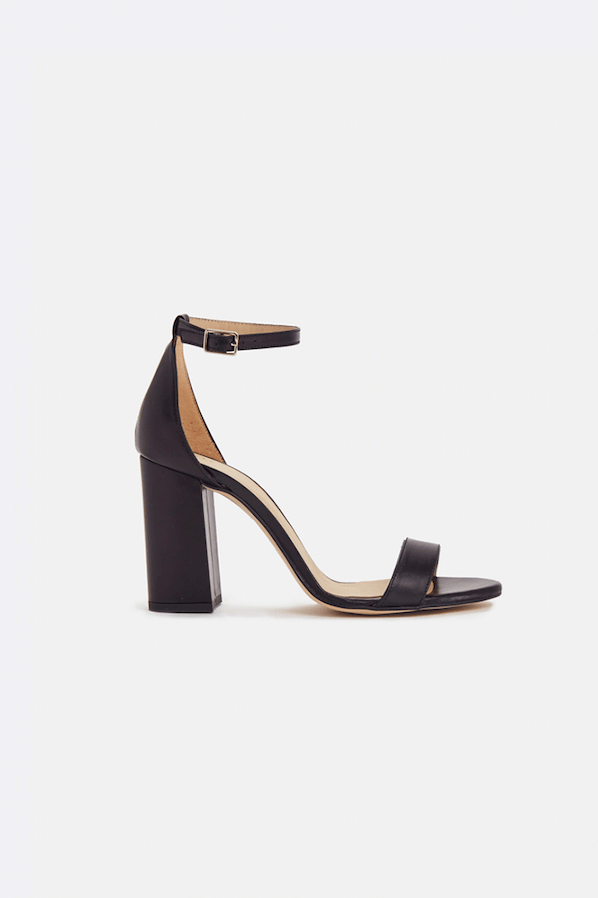 Block-Heel April Black