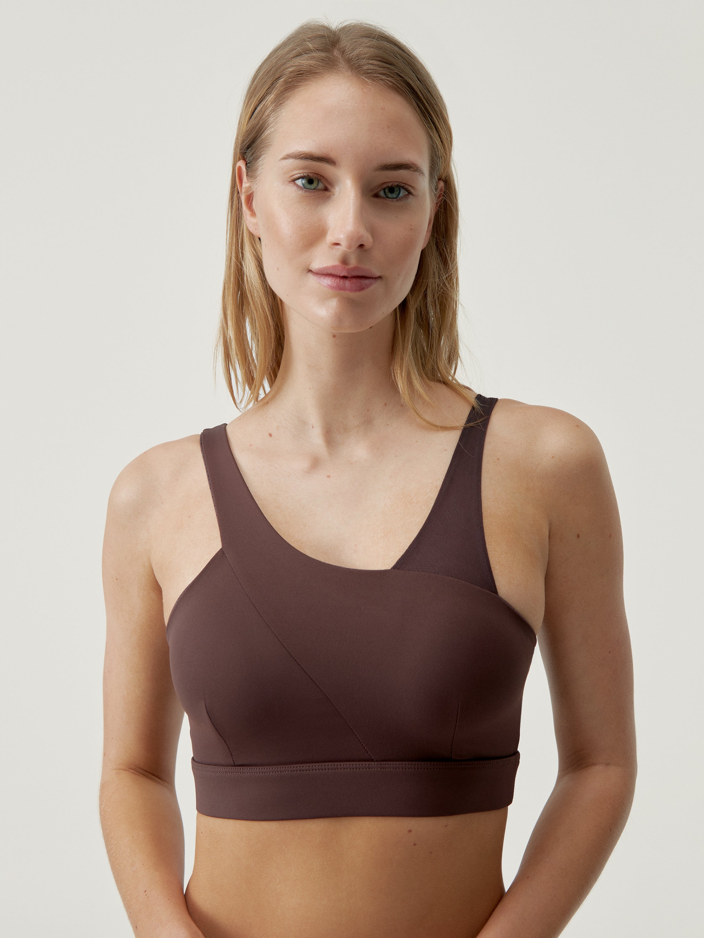 Sports Bra Jin in Cacao