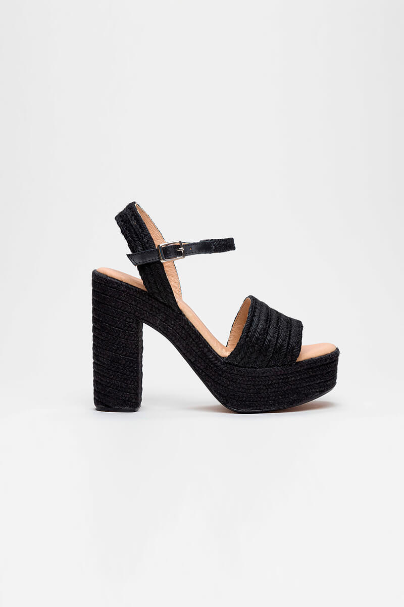 Platform Sandals Sophie Black