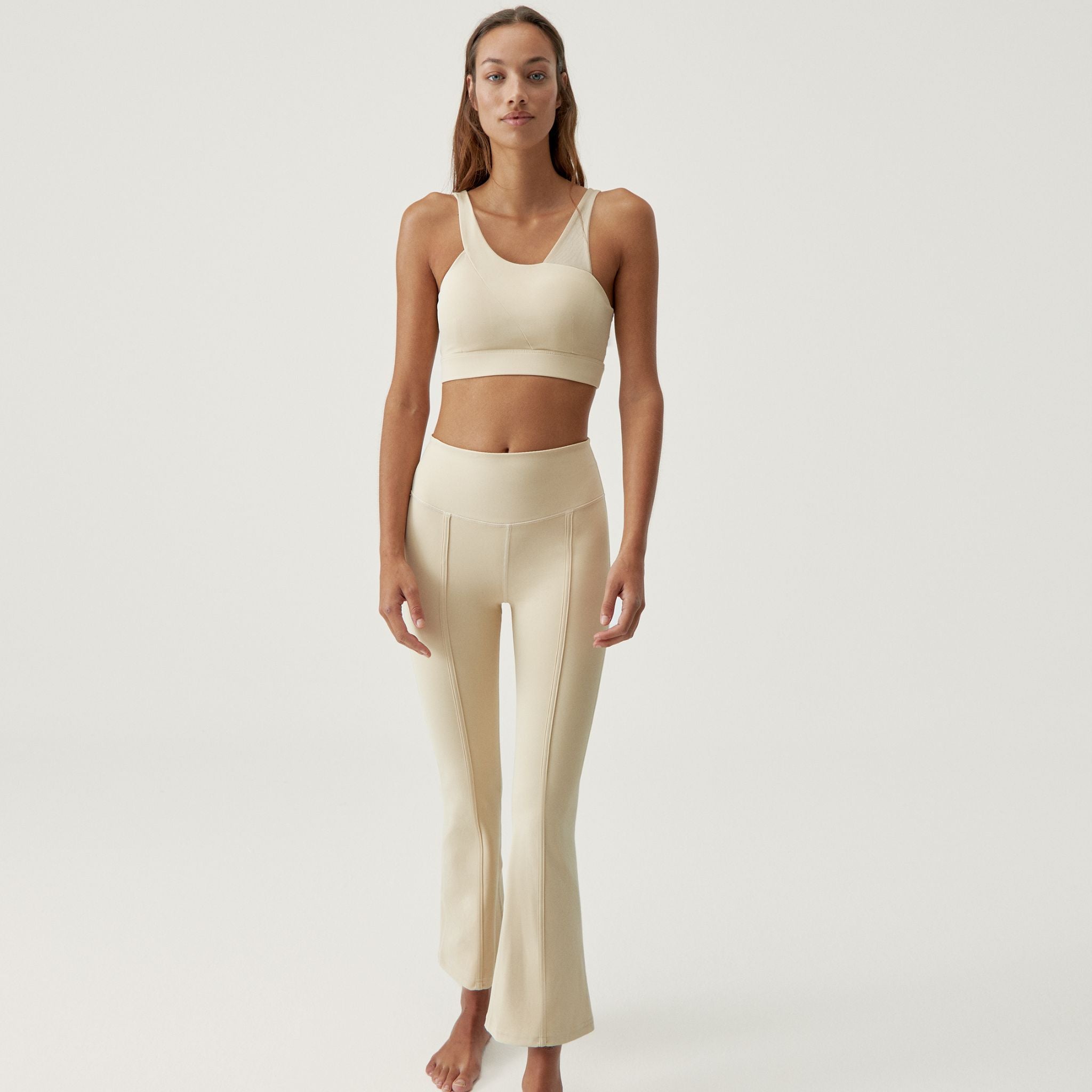 Leggings Jin Flare in Oat Milk